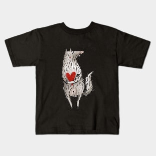 Big Hug - Little Wolf With A Big Heart  RBSTAYCAY Kids T-Shirt